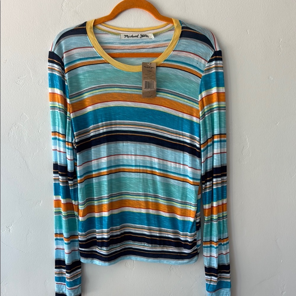 Michael Stars Multicolor Striped Top.